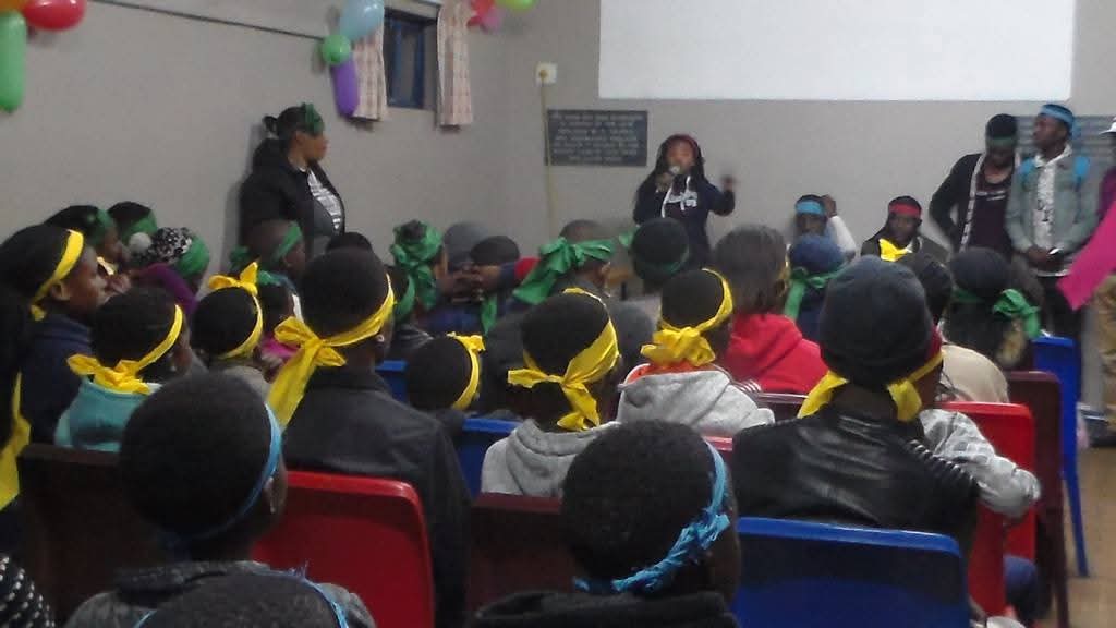 Children in holiday program activities