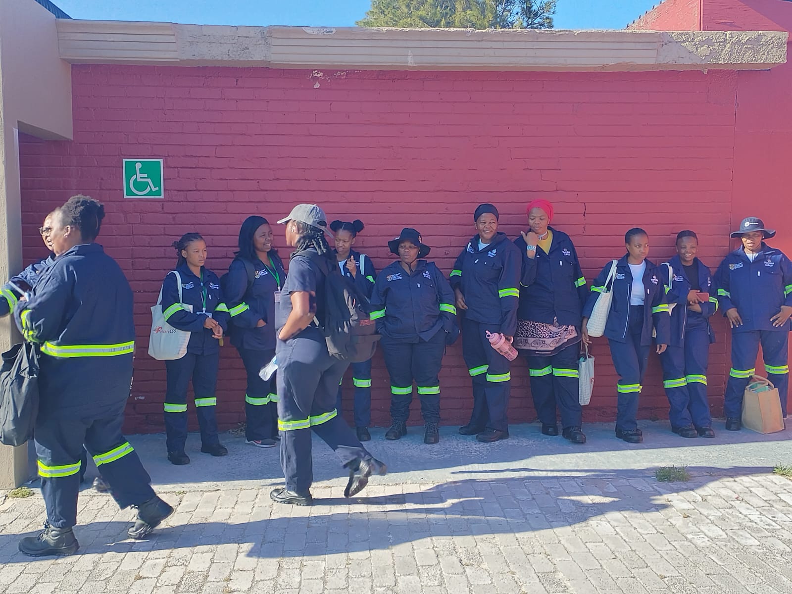 Youth learning renewable energy skills